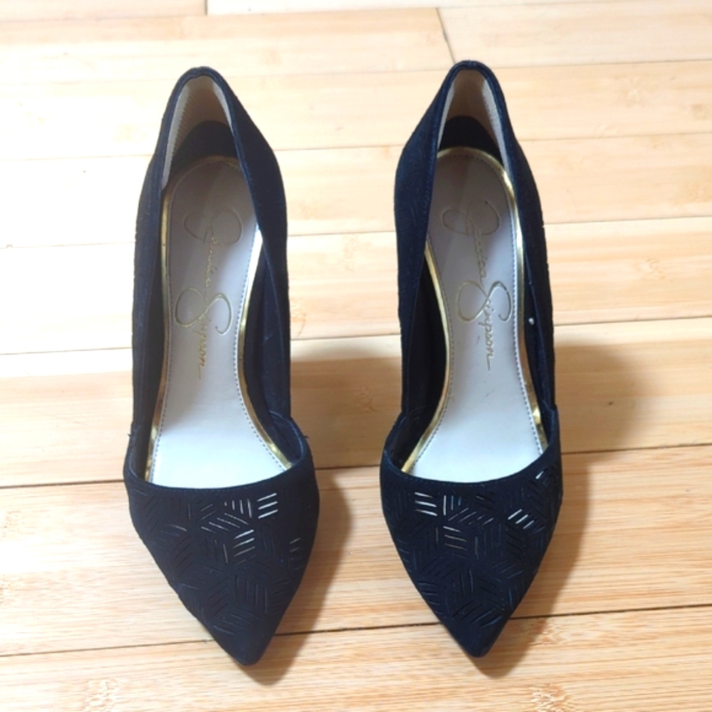 Jessica Simpson Black Heels - Picture 3 of 8